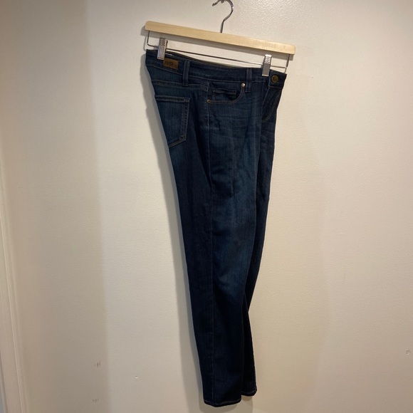Paige Verdugo Ankle Hartmann Dark Wash Denim Blue Jeans Women’s 26x27 - Picture 4 of 8